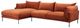Moe's Home Collection Jamara 2-Piece Burnt Auburn Left-Arm Facing Sectional and Chaise-0
