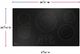 GE Profile™ 30" Black Electric Cooktop-2