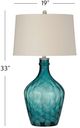 Bassett Mirror Valarie Blue Table Lamp-3