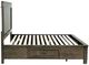 Liberty Furniture Thornwood Hills Rock Beaten Brown Queen Two Sided Storage Panel Bed-2