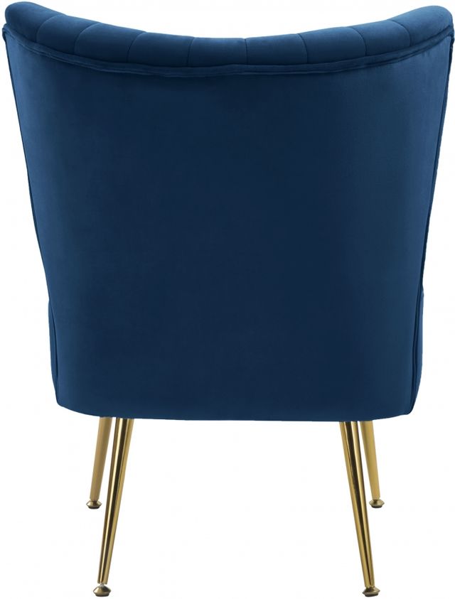 Meridian Furniture Tess Navy Velvet Chair-2