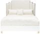 Michael Amini® Palm Gate Cloud White Upholstered Eastern King Platform Bed-2