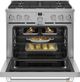 Café™ 36" Stainless Steel Pro Style Dual Fuel Range with 6 Burners-1