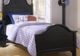 Vaughan-Bassett Cottage Black Twin Panel Bed-0