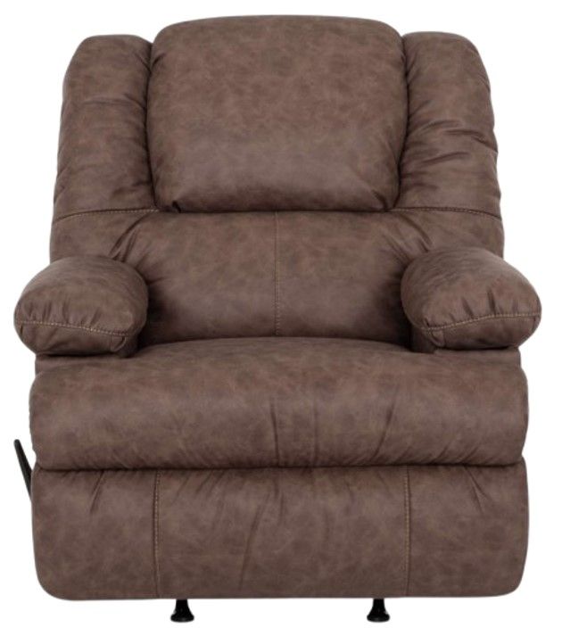 Franklin™ Clayton Easter Mocha Manual Rocker Recliner with Storage Arms-2
