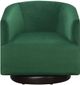 Elements International Charlotte Broadway Emerald Swivel Chair-1