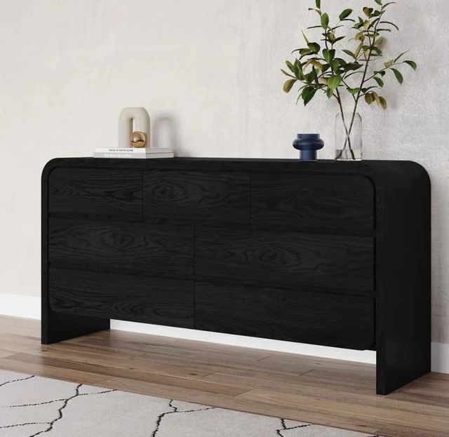 Modus Furniture Elora Jet Black Ash Dresser-1