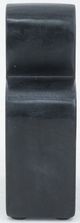 A & B Home Black Marble Scroll Bookends-3