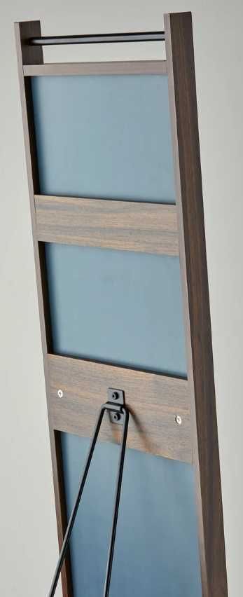 Adesso® Abigail Black/Walnut Floor Mirror-2