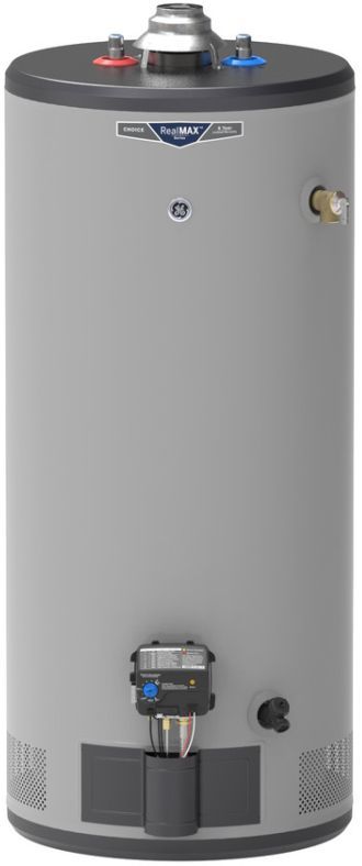 GE RealMAX® Choice 40 Gallon Short Liquid Propane Atmospheric Water Heater-0