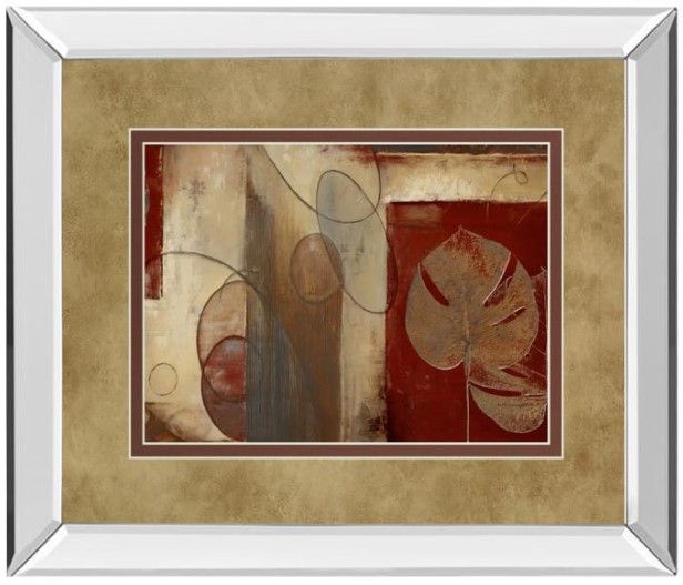 Classy Living Patricia Pinto Inspiration In Crimson 34" Wall Art-0