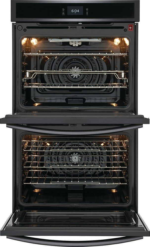Frigidaire Gallery® 30" Smudge-Proof® Black Stainless Steel Double Electric Wall Oven-1