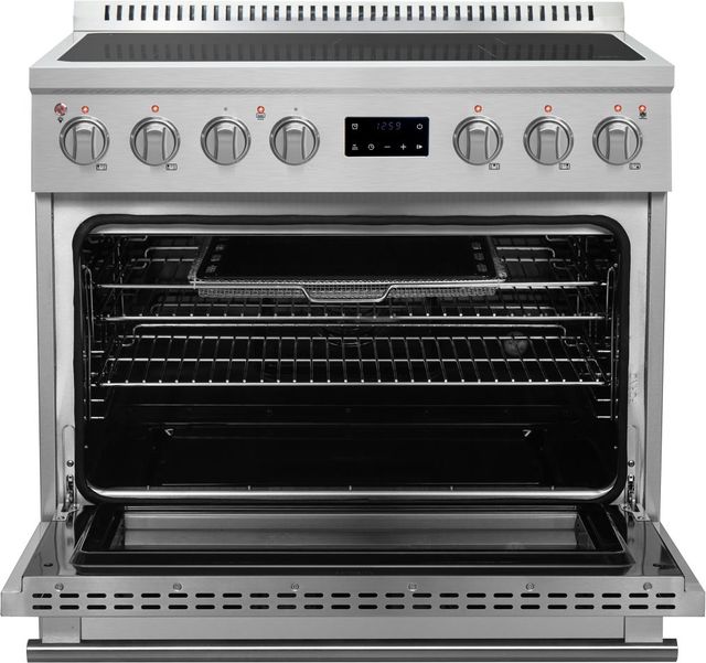 FORNO® Torino Series Alta Qualita 36" Stainless Steel Freestanding Induction Range-3
