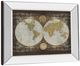 Classy Living Elizabeth Medley World Map 22" Wall Art-3