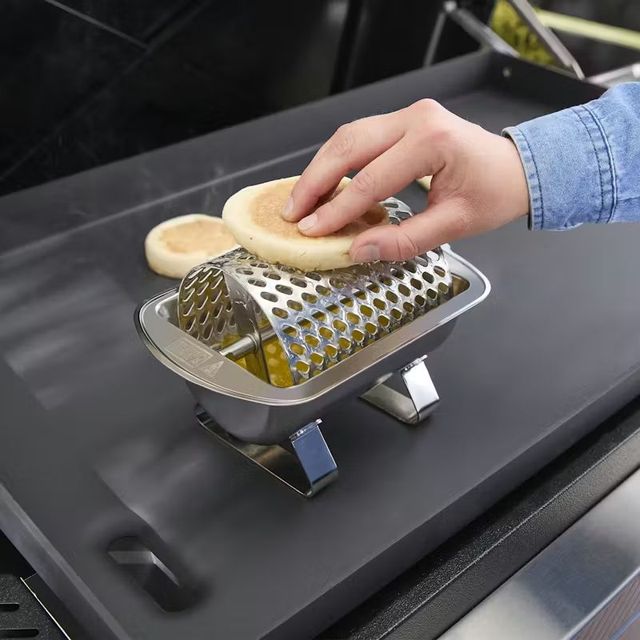 Weber® Stainless Steel Griddle Butter Roller-2