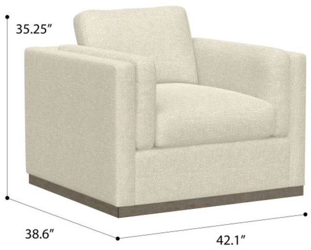 Emerald Home Cecily Cream Chair-2