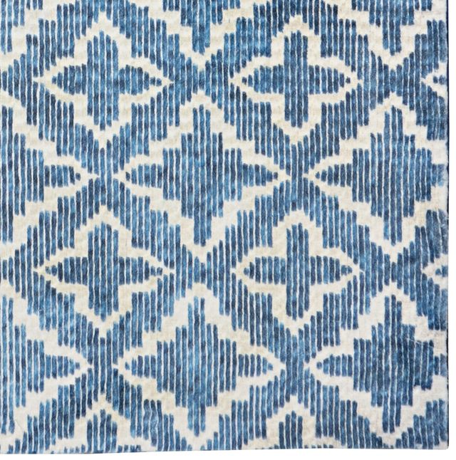 Linon Motif Printed Faux Rabbit Linear 5'x7' Area Rug-3