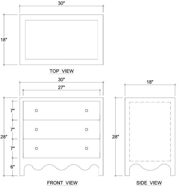 Bramble Customizable Chloe Small Dresser-1
