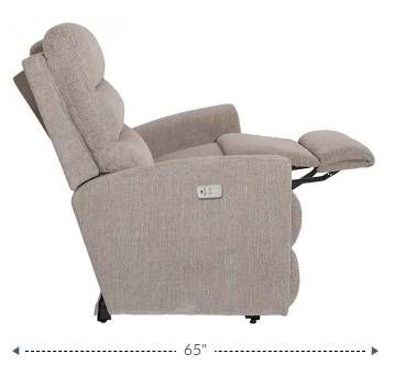 La-Z-Boy® Liam Twilight Power Wall Reclining Loveseat with Headrest and Lumbar-4