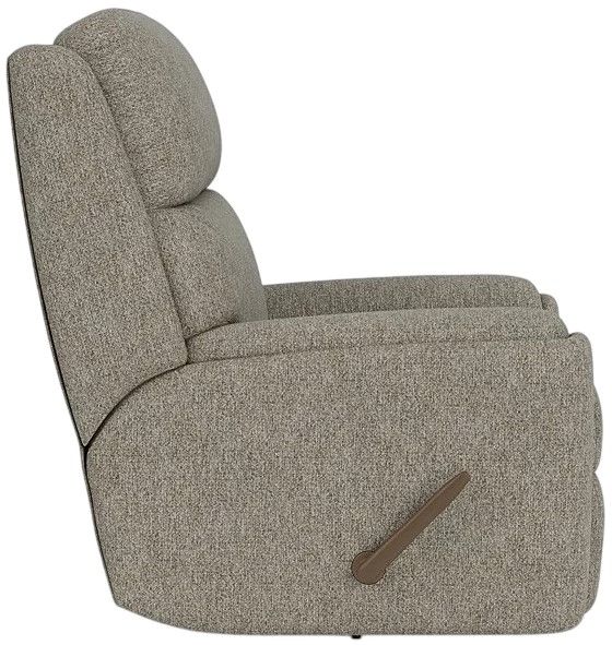 Flexsteel® Rio Gray Vapor Swivel Gliding Recliner-2