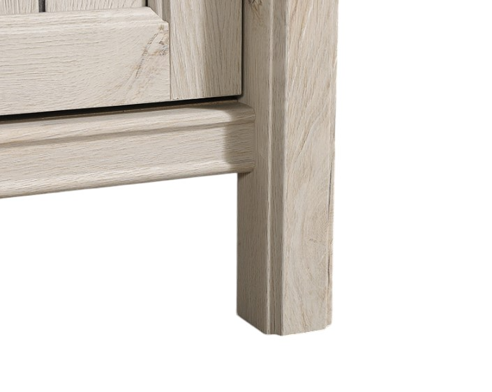 Sauder® Costa Chalked Chestnut® Library Base Cabinet with Hutch