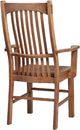 A-America® Laurelhurst Mission Oak Slatback Dining Arm Chair-1