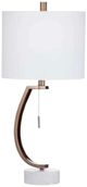 Bassett Mirror Alphard Gold/White Table Lamp-0