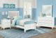 Vaughan-Bassett Bonanza Linen/White Twin Upholstered Panel Bed-1