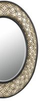 Cal® Lighting & Accessories Sartene Argent/Dark Bronze Beveled Mirror-1