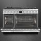Cuisinière biénergie style Pro de 48 po SMEG de 7.5 pi³ - Acier inoxydable-1