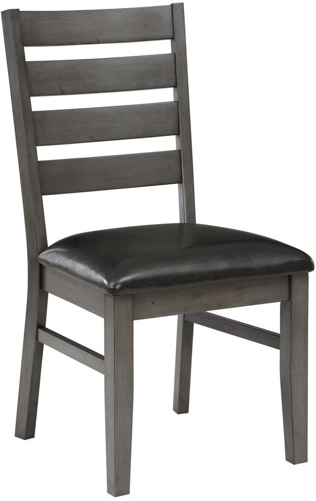Mazin Furniture Nashua 2-Piece Black/Grey Side Chair-0