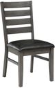Mazin Furniture Nashua 2-Piece Black/Grey Side Chair-0