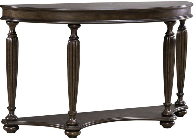 Liberty Furniture Allington Satin Sienna Demilune Sofa Table-0