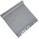A & B Home Gray Striped Throw Blanket-0