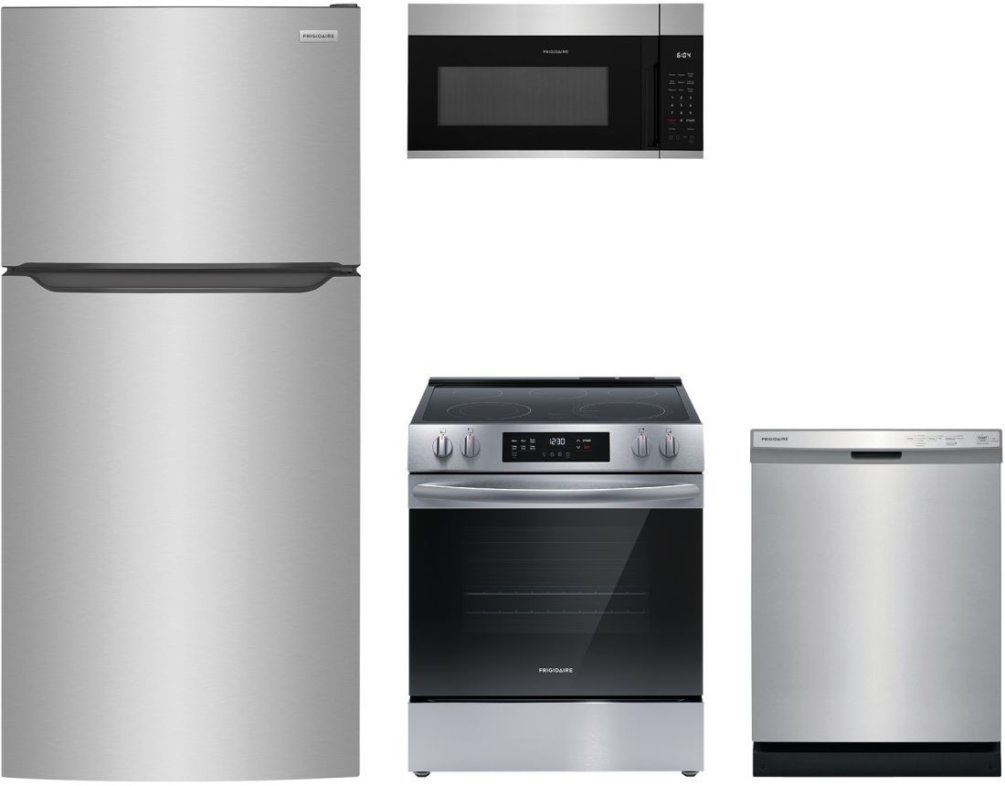 Frigidaire® 4 Piece Stainless Steel Kitchen Package
