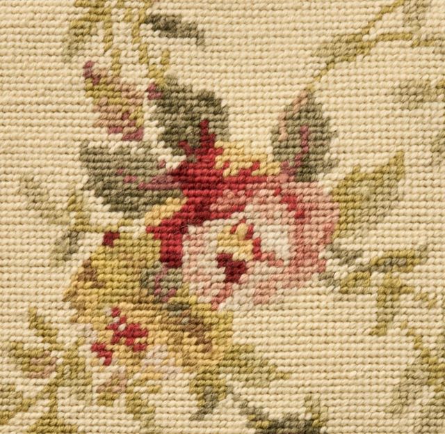 Nourison Home™ Mina Victory Vintage Pillow Cream 19"x19" Throw Pillow-2