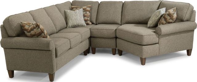 Flexsteel® Westside 4-Piece Right-Arm Facing Sectional and Chaise-0