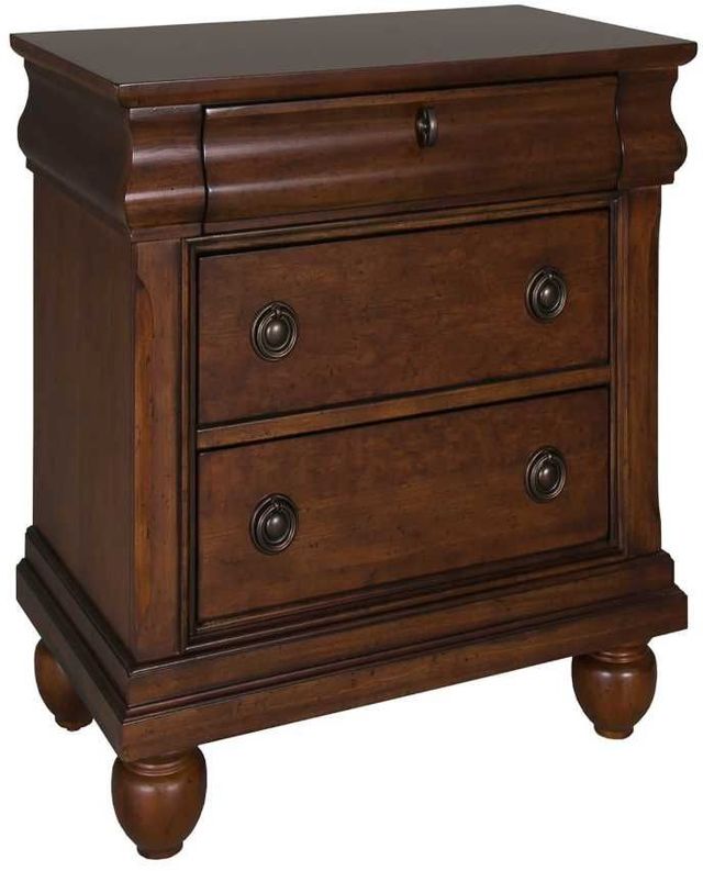 Liberty Furniture Rustic Traditions Rustic Cherry Nightstand-0