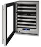 U-Line 5 Class 24" 5.1 Cu. Ft. Stainless Steel Wine Cooler-2