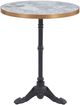Zuo® Modern Gazebo Gold/Gray Aluminum Outdoor Dining Table with Black Base-1