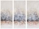 Olliix by Madison Park Blush/Grey Set of 3 Twilight Mystere Hand Brush Embellished Canvas-0