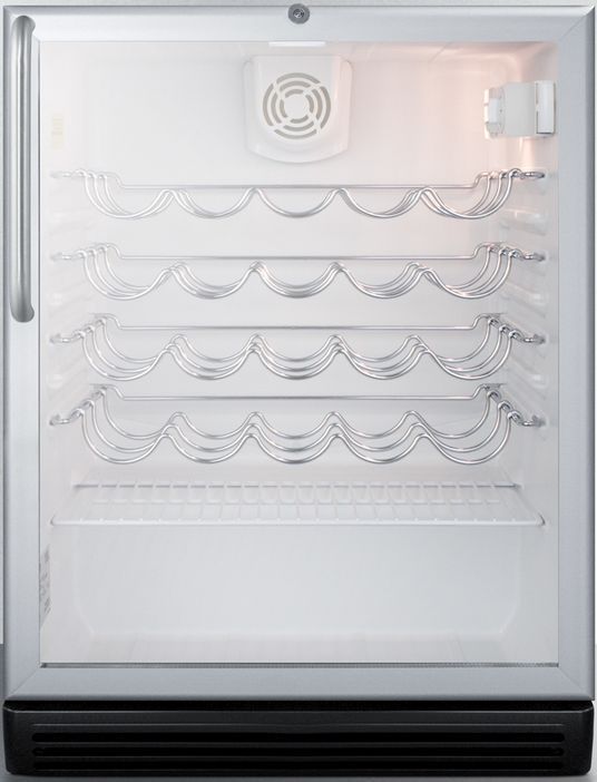 Summit® 24" Aluminum Wine Cooler-0