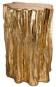 A & B Home Gold Tree Trunk Stool-0