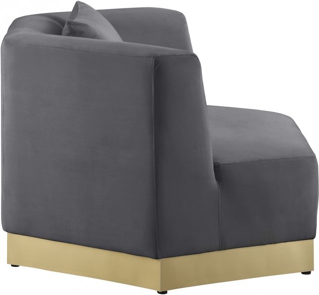 Meridian Furniture Marquis Grey Velvet Chair-1