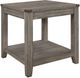 Mazin Furniture Woodrow Gray End Table-1