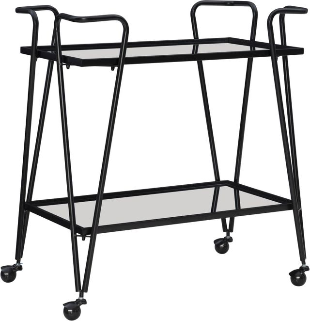 Linon Ellie Black Bar Cart-0