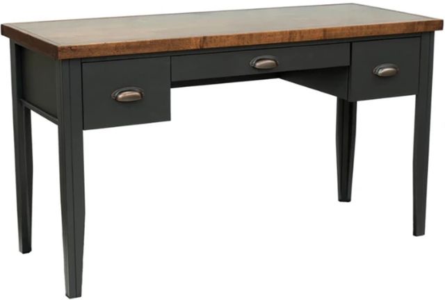 Legends Home Essex Seal Skin/Whiskey Writing Desk-0