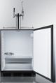 Summit® Commercial 5.5 Cu. Ft. Stainless Steel Beer Cooler/Kegerator-2