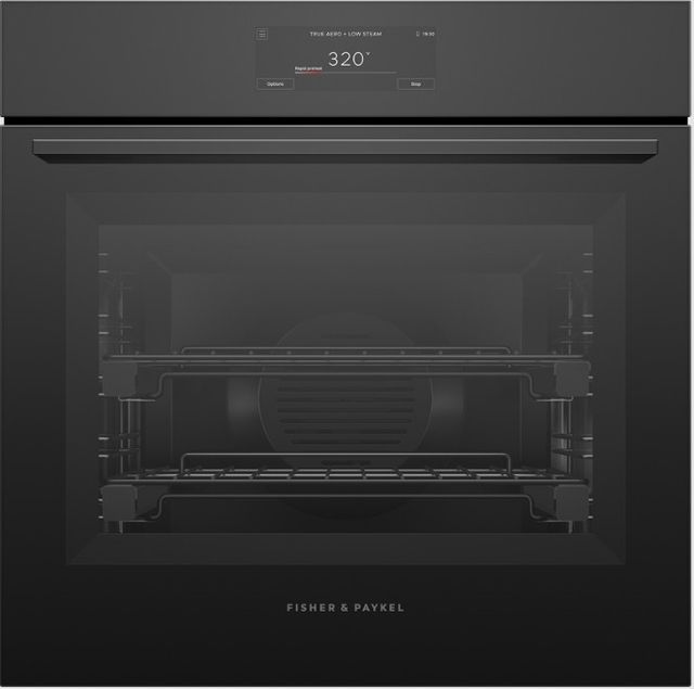 Fisher & Paykel Series 11 24” Black Glass Minimal Combi-Steam Oven-0