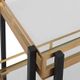 Uttermost® Kentmore Black/Gold Bar Cart-5